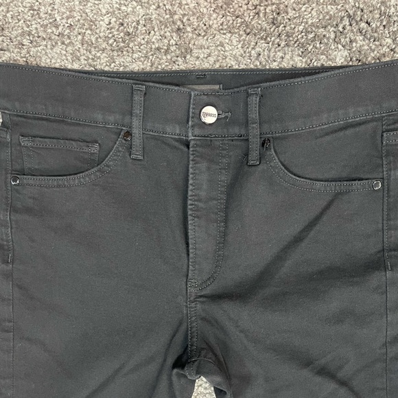 Express cotton blend skinny mid rise some stretch black pants women’s size 6R - Picture 9 of 17